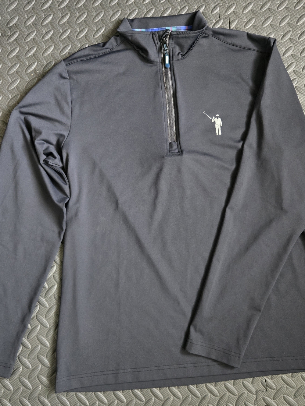 William Murray Golf Black Quarter-Zip Performance Pullover